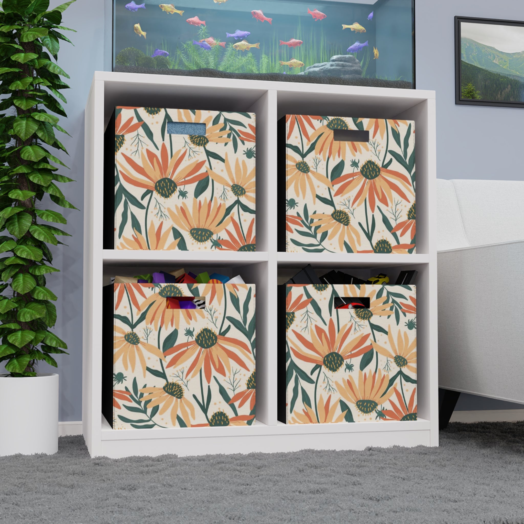 Daisy Garden Storage Bin