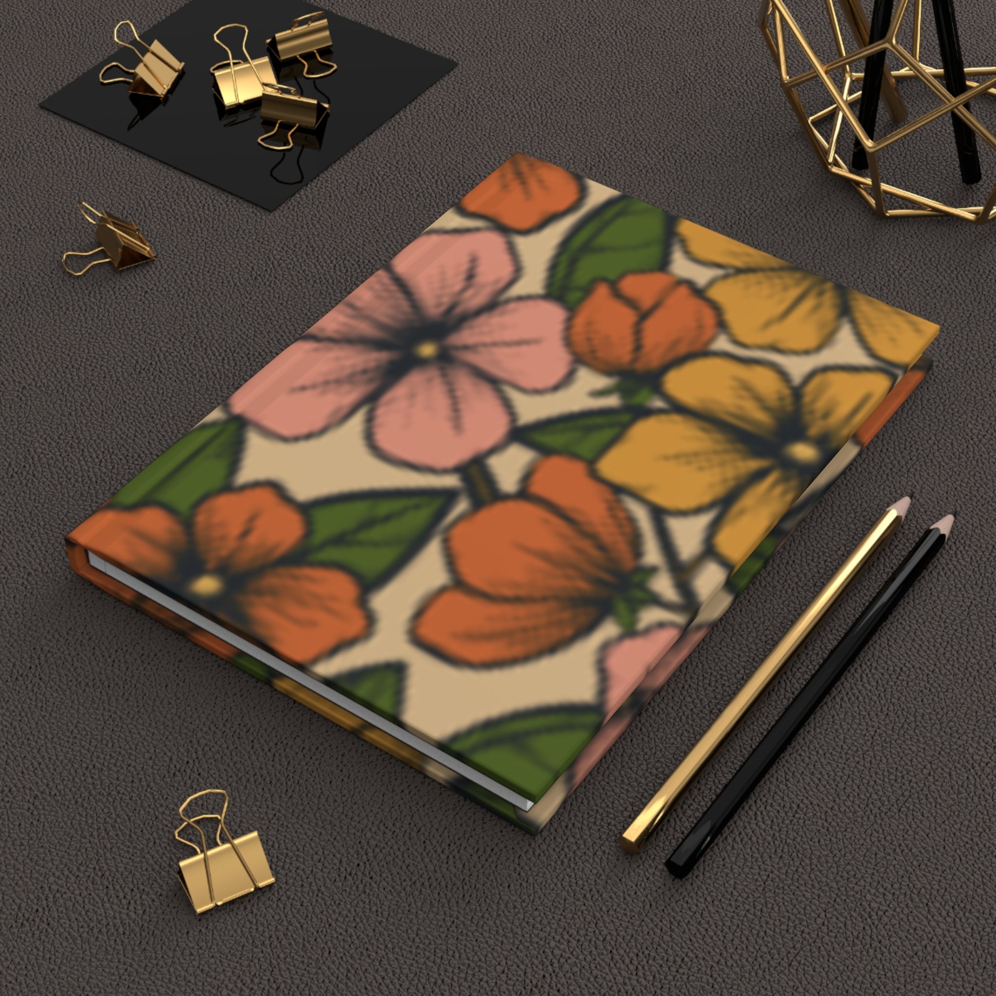 Pastel Garden Hardcover Journal
