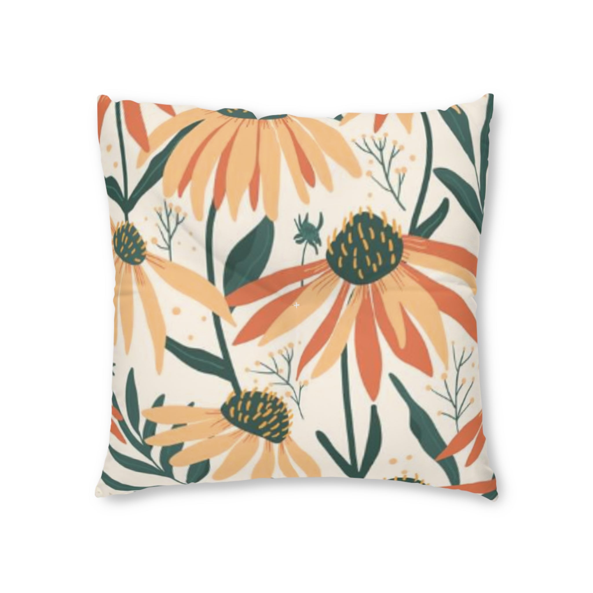 Daisy Garden Floor Pillow