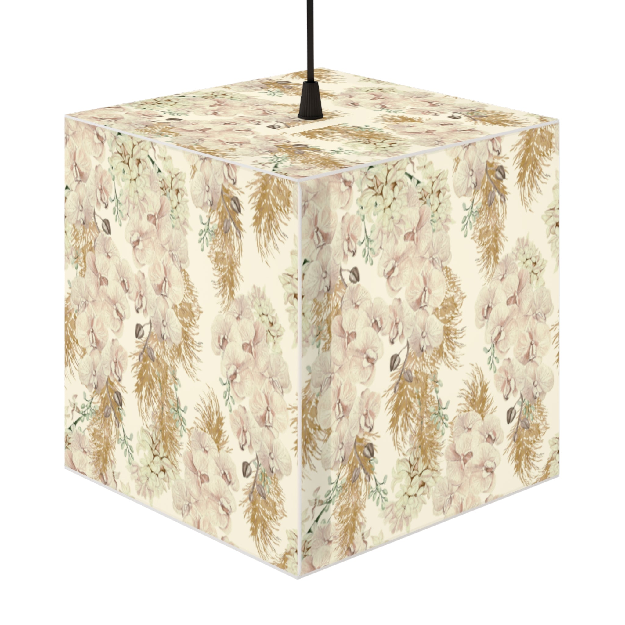 Peony Garden Lamp Cube