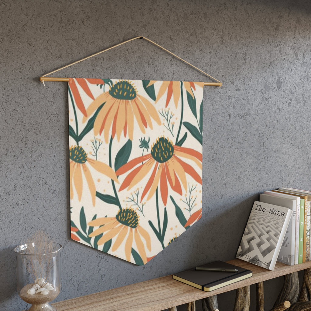 Daisy Garden Wall Pennant