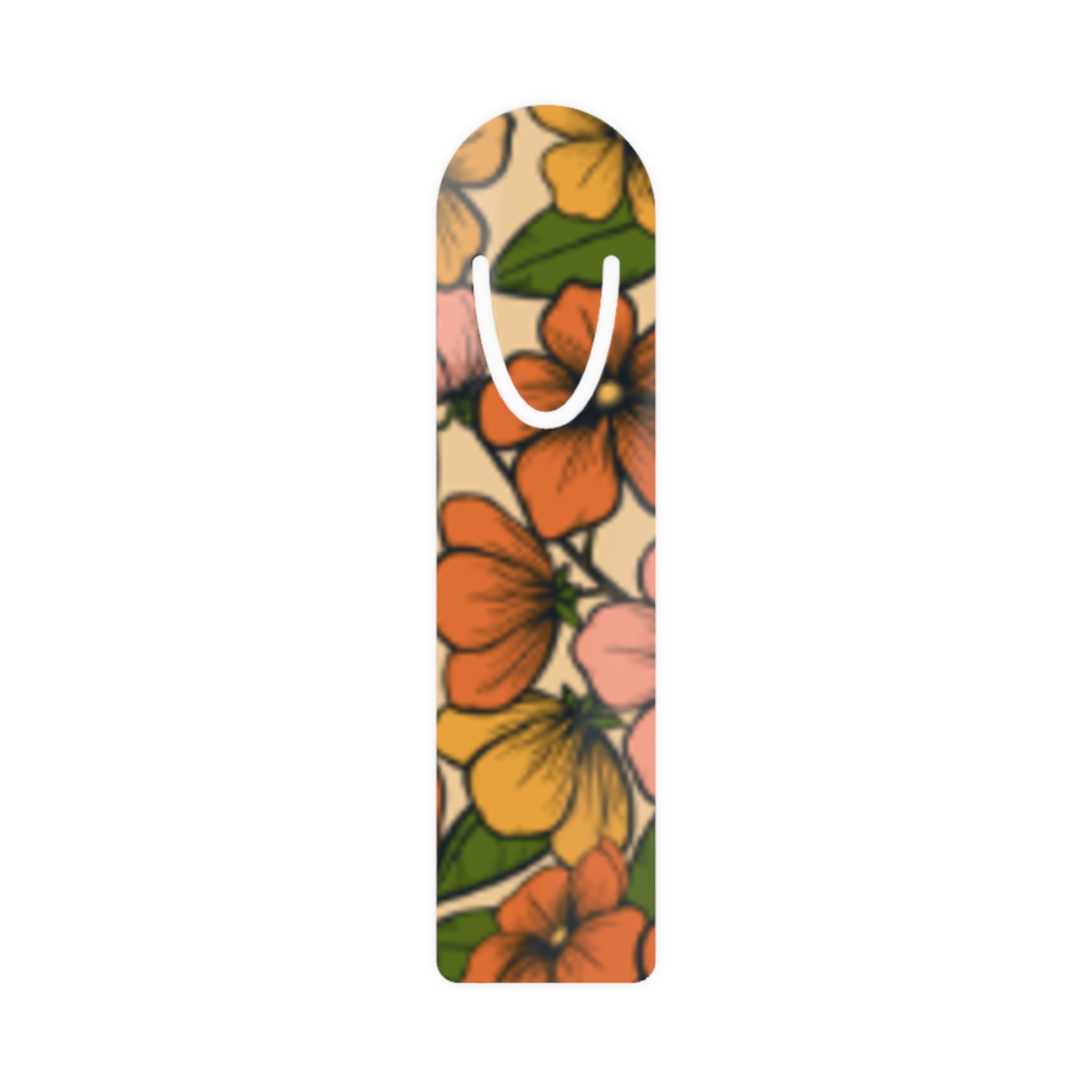 Pastel Garden Metal Bookmark
