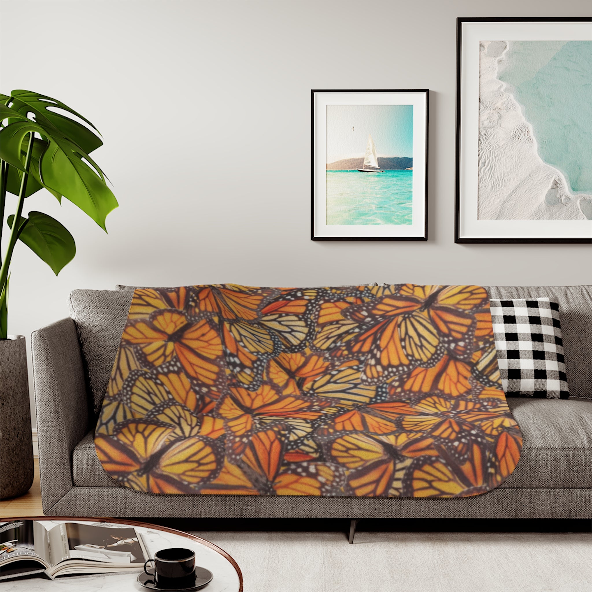 Monarch Sherpa Blanket