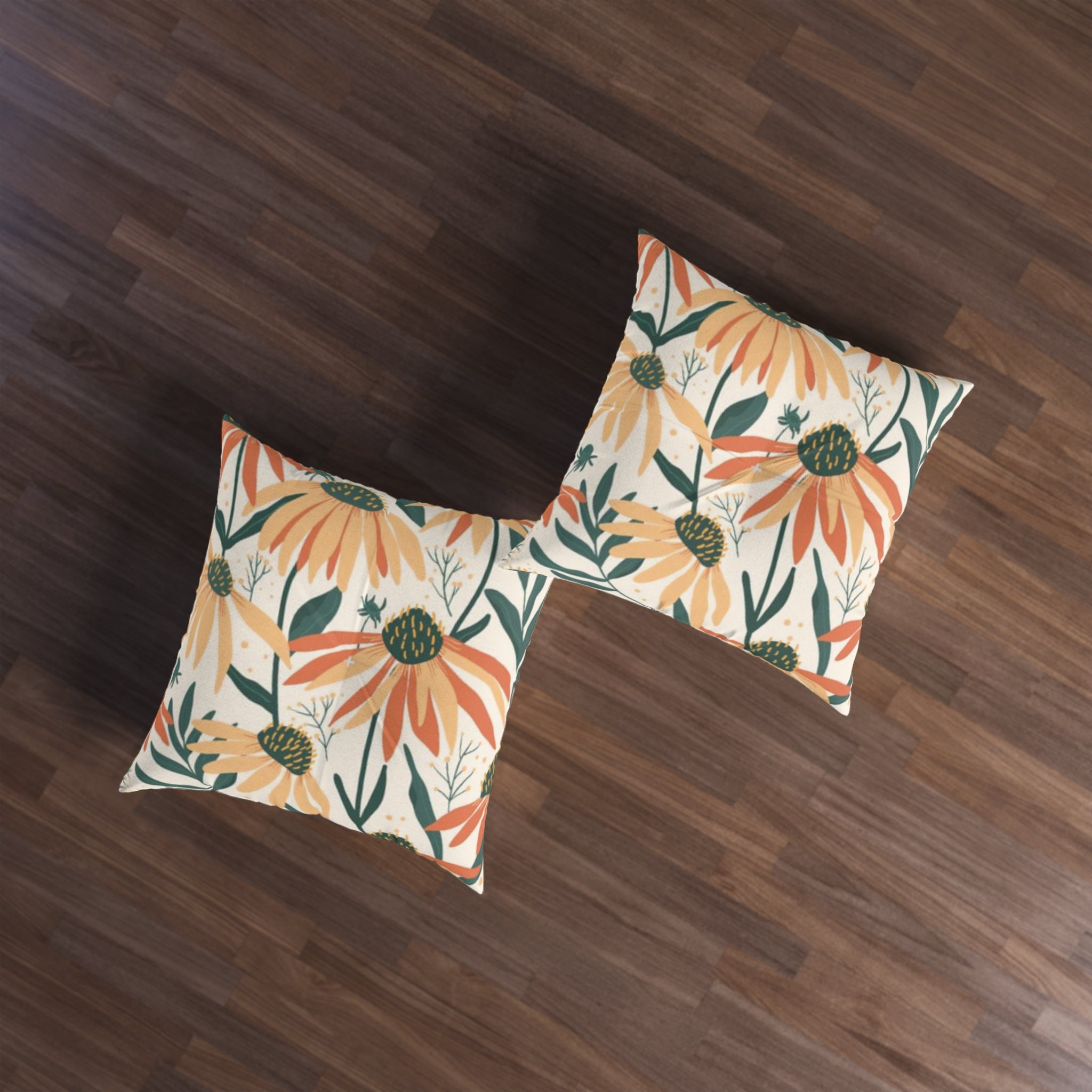 Daisy Garden Floor Pillow