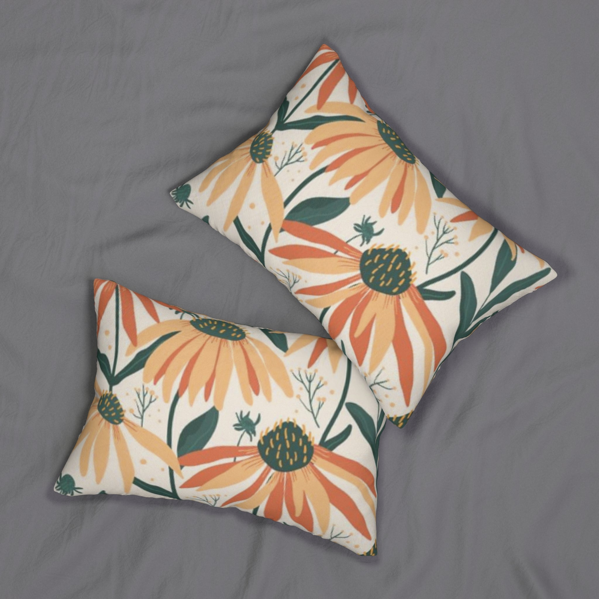 Daisy Garden Lumbar Pillow