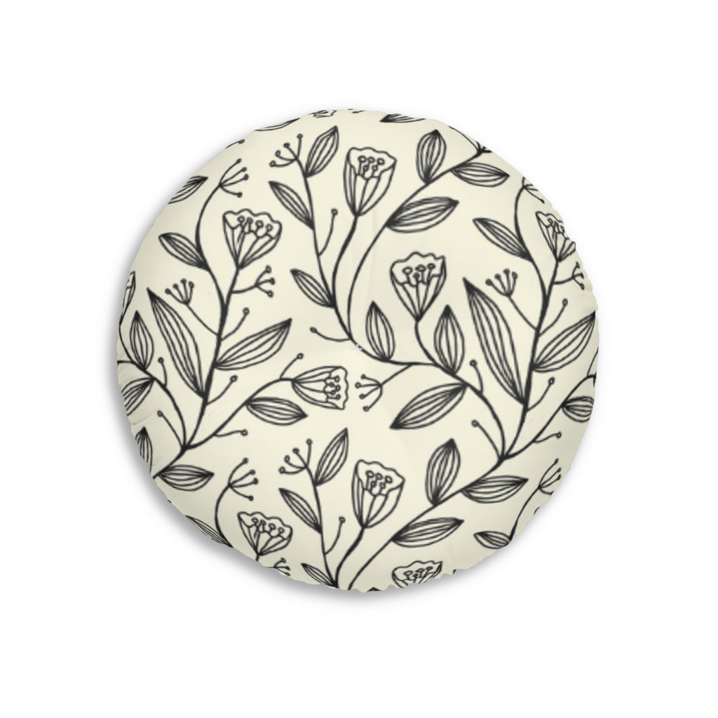 Tulip Garden Floor Pillow Round